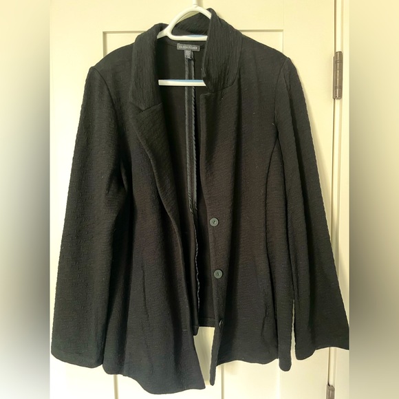 Eileen Fisher viscose and Lycra blazer. - Picture 1 of 4